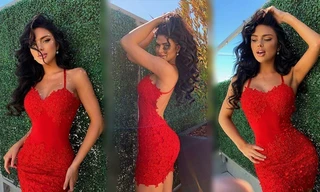 Say đắm đường cong tuyệt mỹ của người đẹp lai 9x 