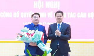 Công bố quyết định về công tác cán bộ Tỉnh Đoàn Lai Châu