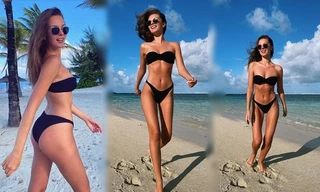 Mỹ nhân Nga Nastia Sobol khoe dáng 'vạn người mê' trên biển