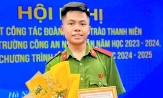 Chàng học viên cảnh sát sở hữu thành tích đáng nể