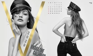 Gigi Hadid bán nude ngực trần táo bạo 