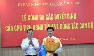 Công bố các quyết định về công tác cán bộ tỉnh Quảng Ngãi