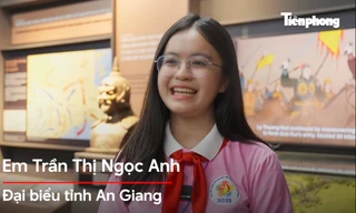 Đại biểu Cháu ngoan Bác Hồ trải nghiệm Bảo tàng Lịch sử Quân sự Việt Nam