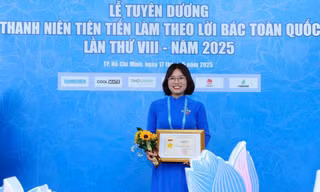 Bí thư Huyện Đoàn vùng cao được tuyên dương Thanh niên tiên tiến làm theo lời Bác