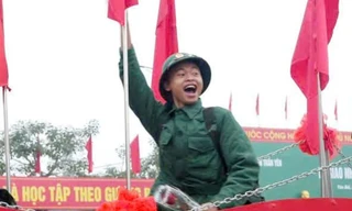 Thanh niên nhập ngũ cần ra sức học tập, rèn luyện, tô thắm cờ 'Quyết chiến quyết thắng'