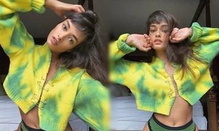 Cách ly ở nhà, Gizele Oliveira 'thả rông' ngực với mốt áo cài kim băng