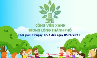 Phát động cuộc thi vẽ tranh 'Công viên xanh trường em'