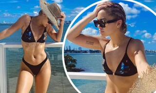 Mỹ nhân áo tắm Jasmine Sanders thả dáng tròn đầy ở Miami