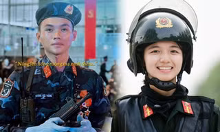 Hình ảnh chàng trai cô gái tham gia diễu binh 30/4 'gây sốt' mạng