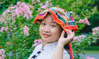 Nữ sinh dân tộc Thái nổi bật tại Đại hội Đoàn tỉnh Tây Ninh