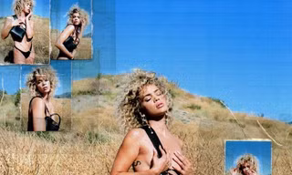 Jasmine Sanders hở bạo giữa thiên nhiên