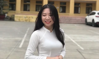 Sinh viên Nguyễn Minh Hằng (Trường Đại học Thủ đô Hà Nội) tham gia chương trình “Học cùng chiến binh nhí” 