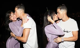 Ronaldo ôm hôn bạn gái xinh đẹp mừng năm mới