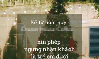 Giới trẻ tranh cãi 'nảy lửa' chuyện quán cà phê ở Đà Nẵng không tiếp trẻ em dưới 12 tuổi