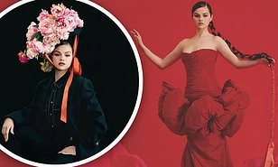 Selena Gomez xinh đẹp như đóa hồng