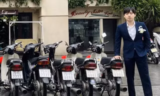 Chuyện phía sau 11 chiếc xe số biển độc trong đám cưới 2 bên đèo Hải Vân