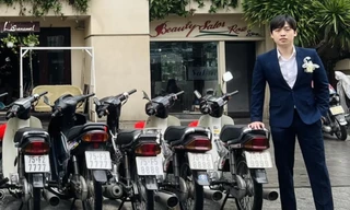 Chuyện phía sau 11 chiếc xe số biển độc trong đám cưới 2 bên đèo Hải Vân