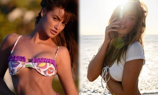 Người mẫu Mỹ Haley Kalil nóng 'bỏng mắt' trong ảnh bikini khoe số đo 'vàng'