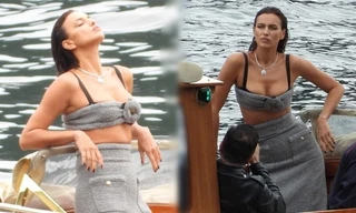 Siêu mẫu Nga Irina Shayk nóng bỏng trong hậu trường chụp ảnh