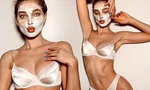  Elsa Hosk diện nội y tôn eo thon và ba vòng nóng bỏng