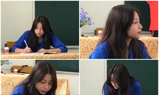 Nữ sinh xứ Nghệ bỗng nổi tiếng với mặt mộc xinh xắn