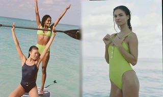 Dàn người mẫu thả dáng ngọc ngà tung tăng trên biển