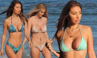 Hai người đẹp game show 18+ Too Hot to Handle 'đốt cháy' nắng biển