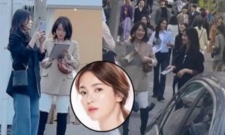 Mỹ nhân độc thân Song Hye Kyo rạng ngời trẻ trung qua ảnh chụp lén