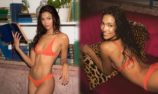 'Chân dài' Kaylin Baer mặc bikini đọc sách, chơi cờ ở nhà mùa dịch