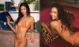 'Chân dài' Kaylin Baer mặc bikini đọc sách, chơi cờ ở nhà mùa dịch