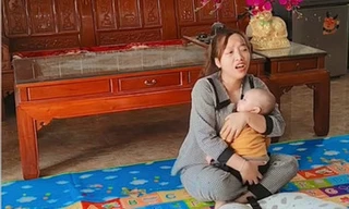 Mẹ 'bỉm sữa' Hưng Yên vừa chăm con vừa hát hay như ca sĩ, sự thật gây bất ngờ