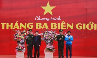 Nhiều công trình, phần việc trong chương trình Tháng Ba biên giới 2023 -Ảnh: Duy Chiến 