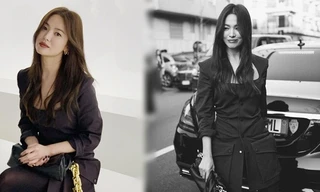 Song Hye Kyo 'tóc nâu môi trầm' sang chảnh ở Milan