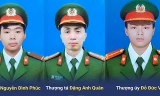 Chủ tịch Hà Nội truy tặng bằng khen cho 3 chiến sỹ hy sinh khi chữa cháy