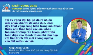 Thông điệp gửi Đại hội Đoàn toàn quốc lần thứ XII của các thủ lĩnh Đoàn