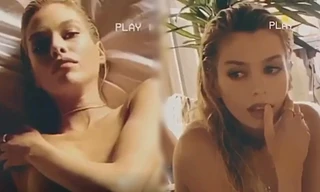 Cách ly tránh dịch, thiên thần nội y Stella Maxwell tung clip bán nude nóng bỏng