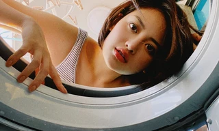 Giới trẻ đua nhau trend chụp ảnh với máy giặt