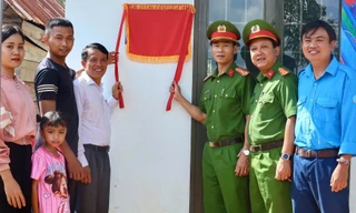 Tuổi trẻ công an Đắk Lắk hành quân xanh về vùng đất khó