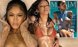 Ảnh áo tắm của Saweetie trên Maxim 'thiêu đốt' ánh nhìn