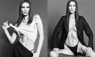 'Đỏ mặt' ngắm Bella Hadid hở bạo hút ánh nhìn