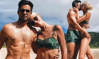 Siêu mẫu 1m80 Devon Windsor ôm hôn chồng nồng nàn trên biển