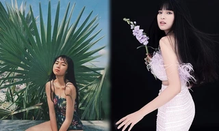 Trà Long 'Mắt biếc' xinh đẹp gợi cảm ở ngoài đời