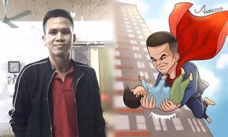 Cộng đồng mạng tràn vào facebook gửi lời cảm ơn chàng trai đỡ bé gái rơi từ tầng 12