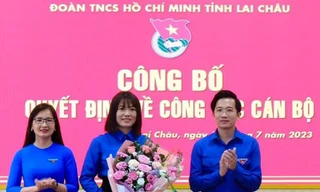Tỉnh Đoàn Lai Châu công bố quyết định về công tác cán bộ