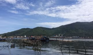 Khu vực vịnh Mân Quang nơi phát hiện ra thi thể nạn nhân