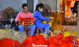 Làng nghề đèn lồng Hội An hối hả vào vụ Tết