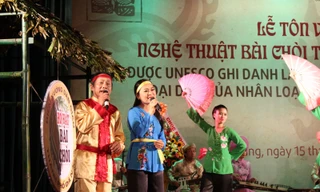 Đà Nẵng tổ chức Lễ tôn vinh Nghệ thuật Bài Chòi Trung bộ Việt Nam được UNESCO công nhận là “Di sản văn hóa phi vật thể đại diện của nhân loại”. Ảnh: Giang Thanh