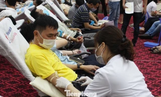 Các đơn vị máu tiếp nhận trong chương trình hiến máu tình nguyện tại Đà Nẵng sẽ được vận chuyển ra Viện Huyết học - Truyền máu TƯ (Hà Nội), góp phần hỗ trợ giải quyết tình trạng thiếu hụt máu điều trị bệnh ở khu vực phía Bắc