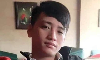 Đối tượng Phạm Đức Hạnh tại cơ quan công an. Ảnh: Trà Giang