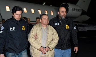 El Chapo bị dẫn độ sang Mỹ vào năm 2017. Ảnh: Reuters